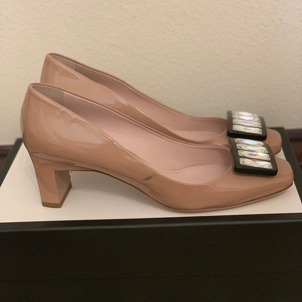 Miu Miu Block Heels Size 39 - image 3